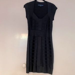 French Connection Size 6 Mini Black Dress